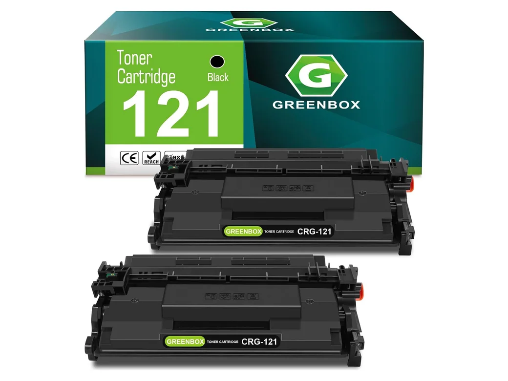 GREENBOX CRG-121 Toner Cartridge for Canon, 2 Black, 2-pack