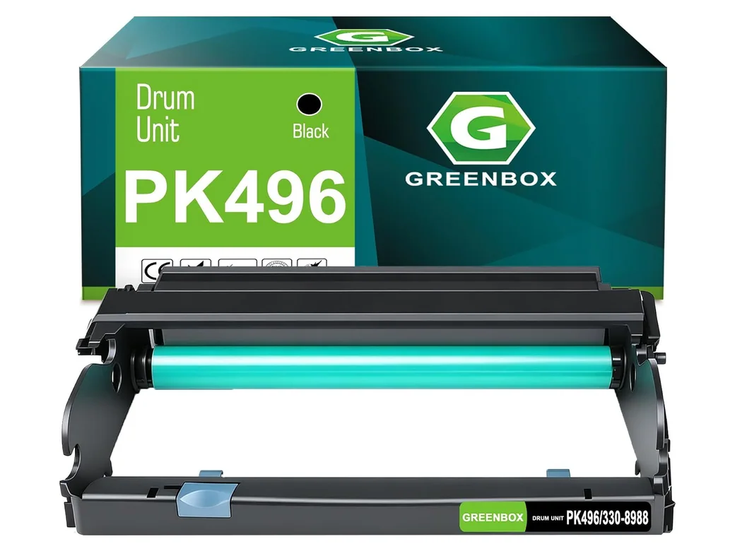GREENBOX PK496 Drum Unit for Dell, 1 Black, 1-pack