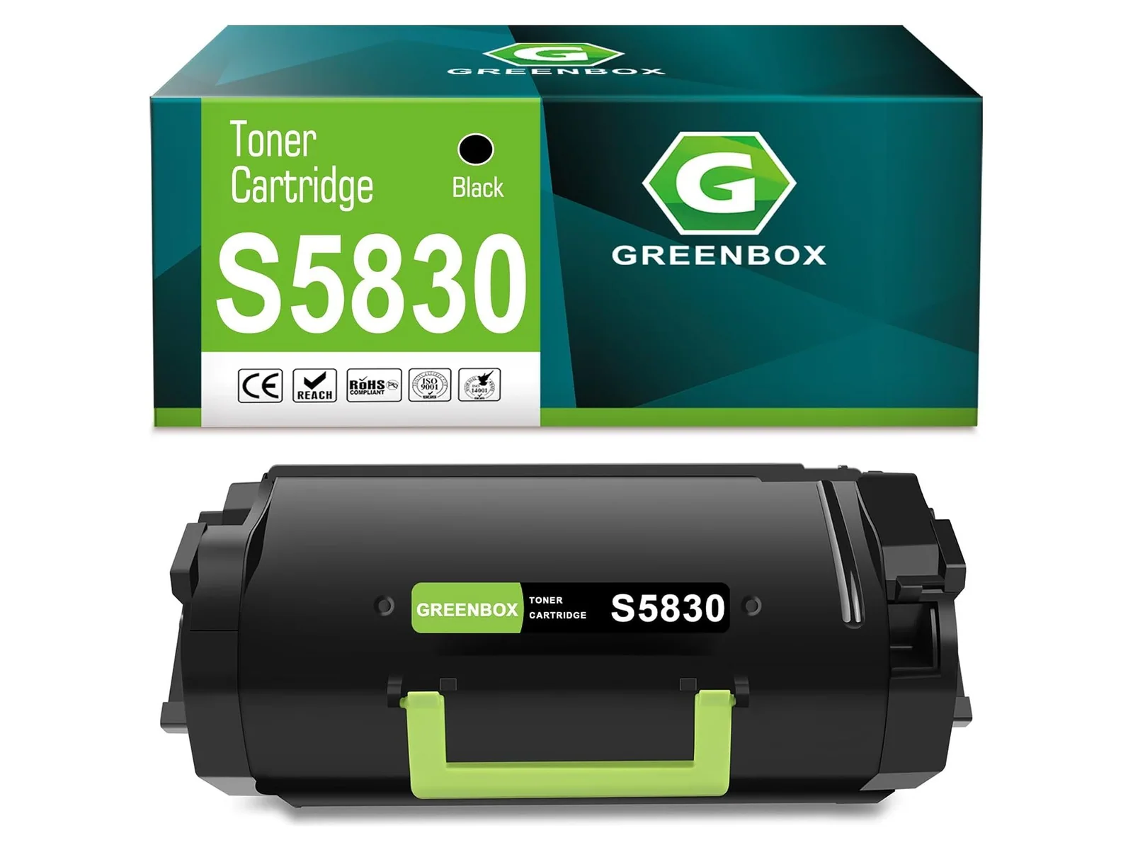 GREENBOX S5830 / S5830dn Toner Cartridge for Dell, 1 Black, 1-pack