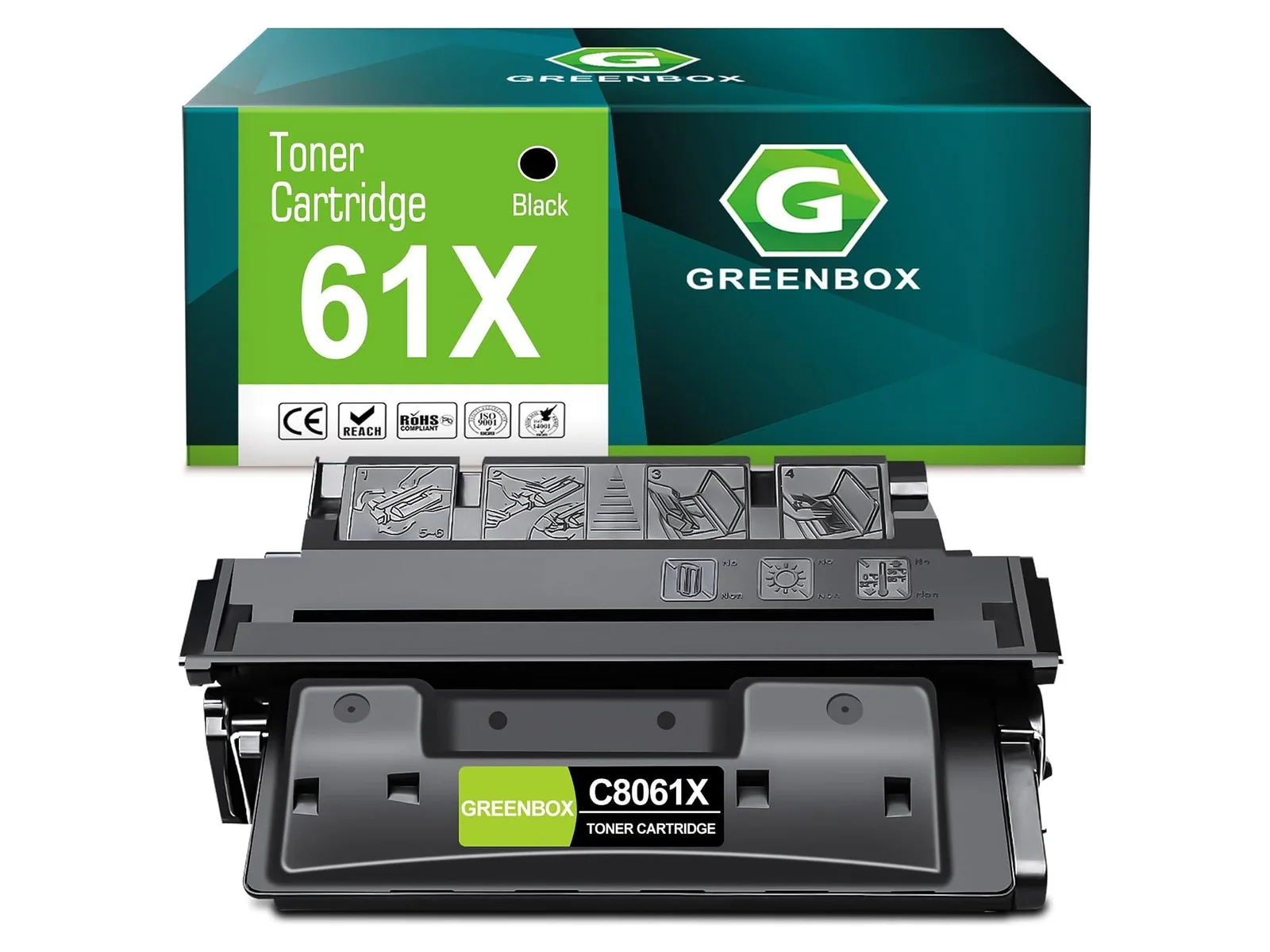 GREENBOX C8061X Toner Cartridge for HP, 1 Black, 1-pack