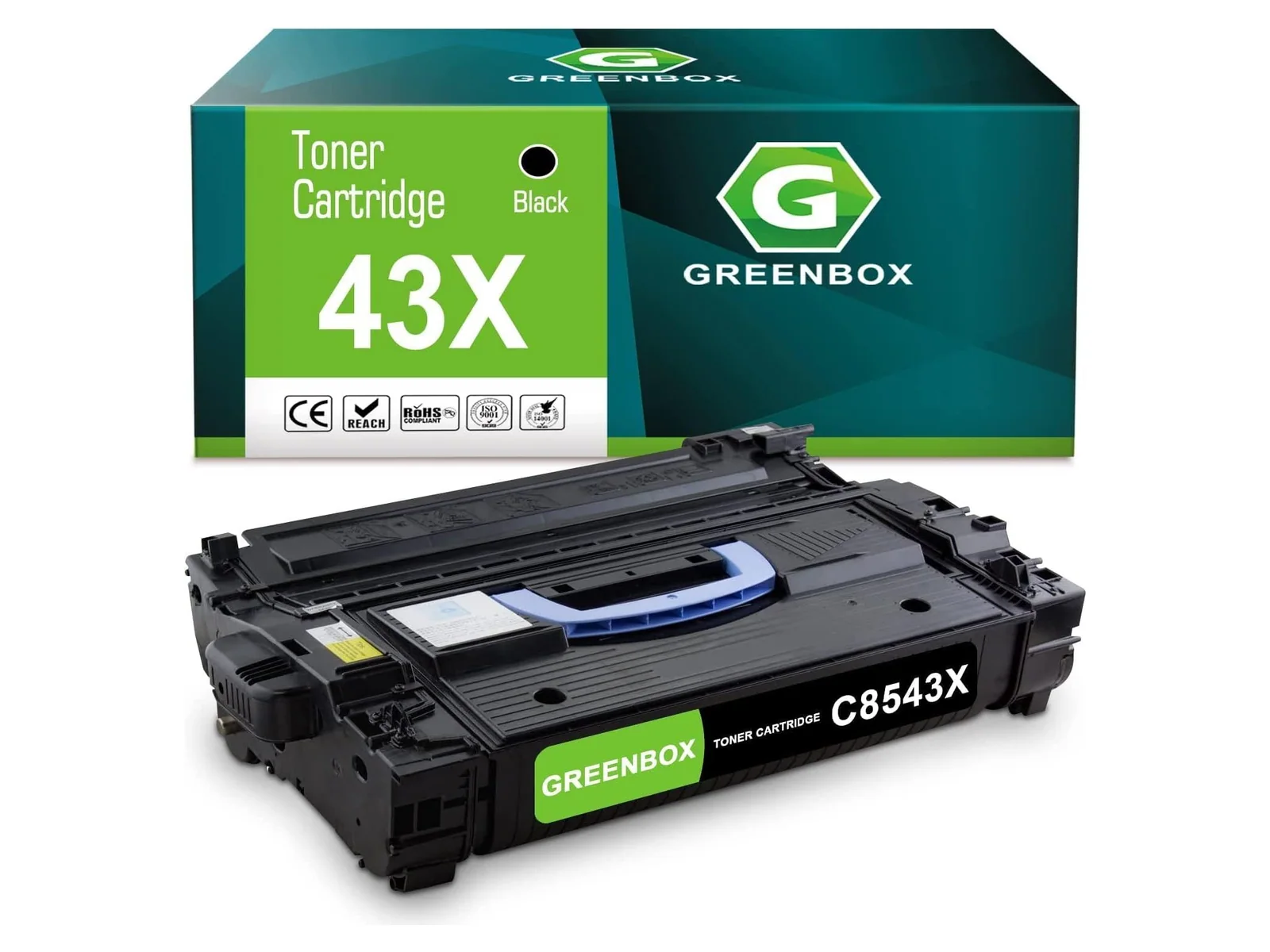 GREENBOX C8543X Toner Cartridge for HP, 1 Black, 1-pack