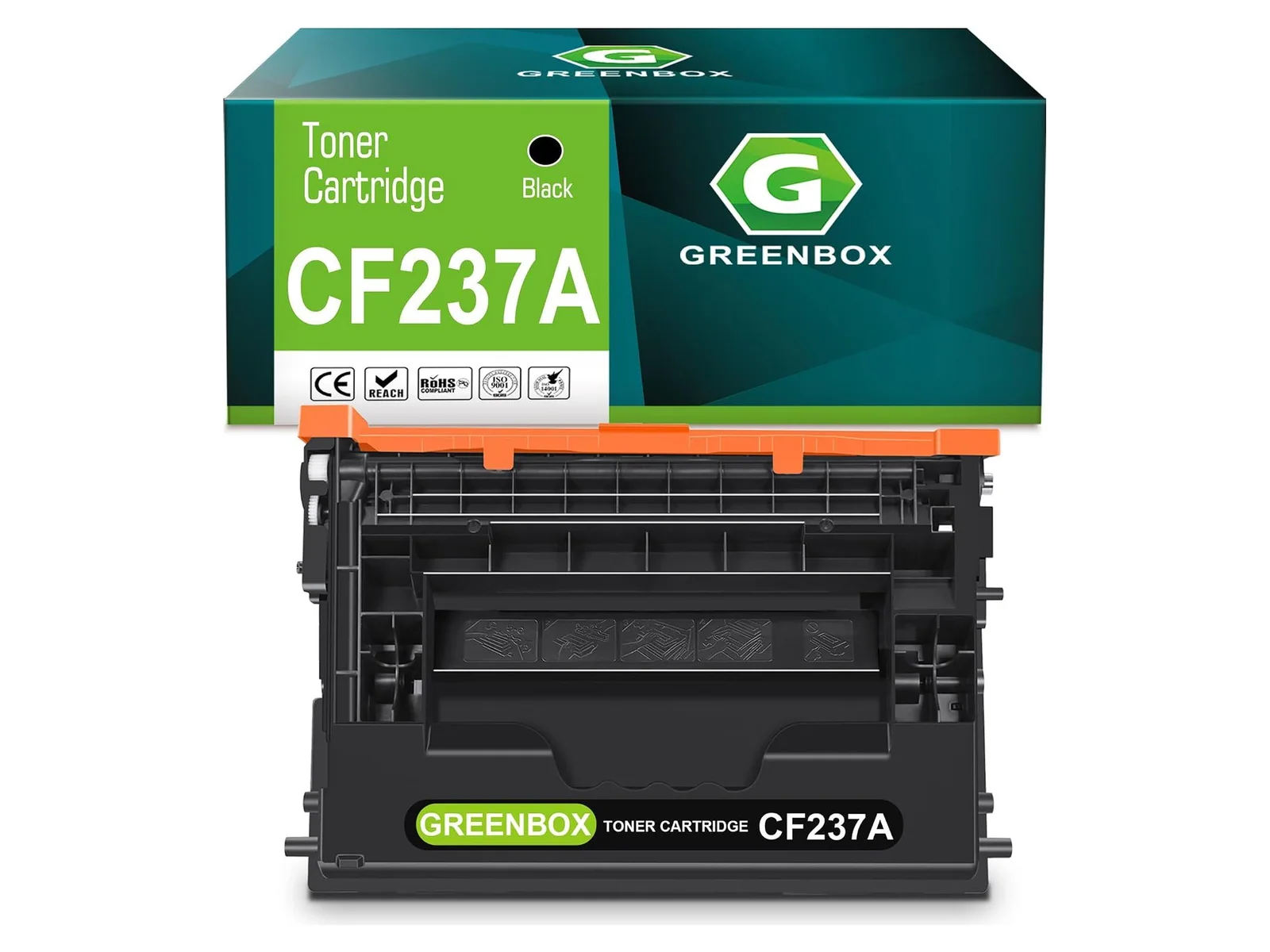 GREENBOX CF237A Toner Cartridge for HP, 1 Black, 1-pack