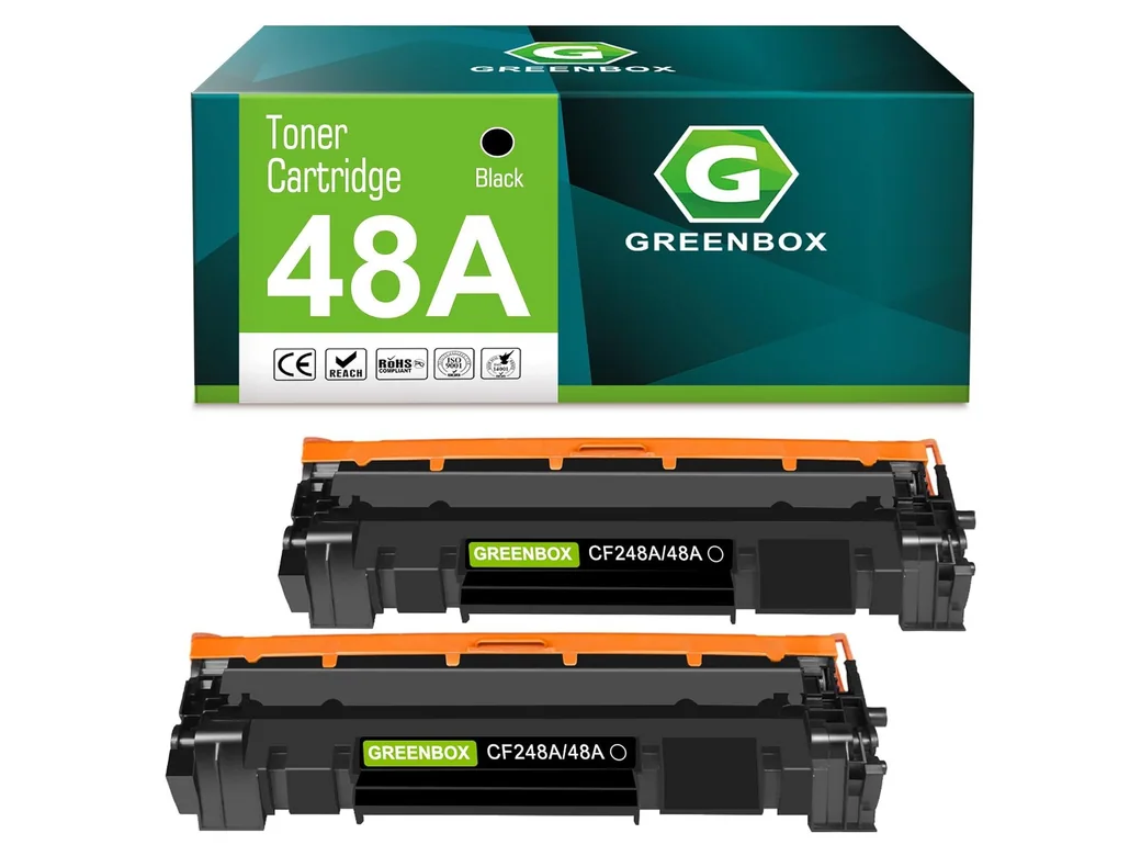 GREENBOX CF248A Toner Cartridge for HP, 2 Black, 2-pack