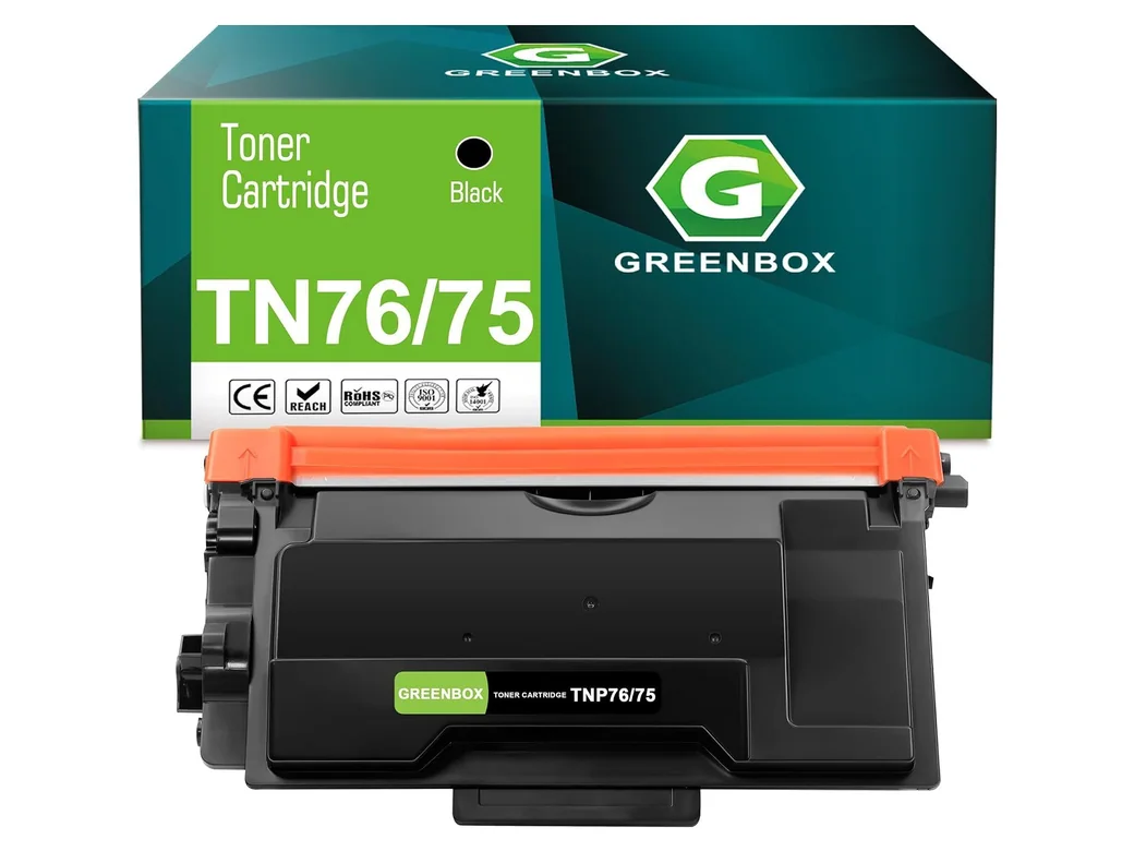 GREENBOX TNP76 / TNP75 Toner Cartridge for Konica Minolta, 1 Black, 1-pack