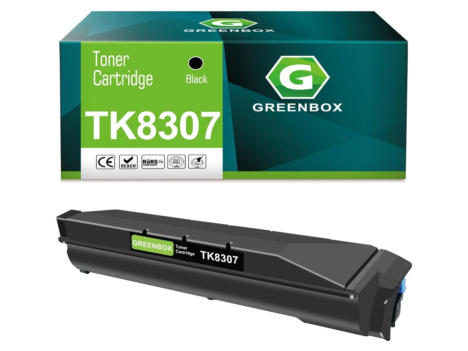 GREENBOX TK-8307K Toner Cartridge for Kyocera, 1 Black, 1-pack