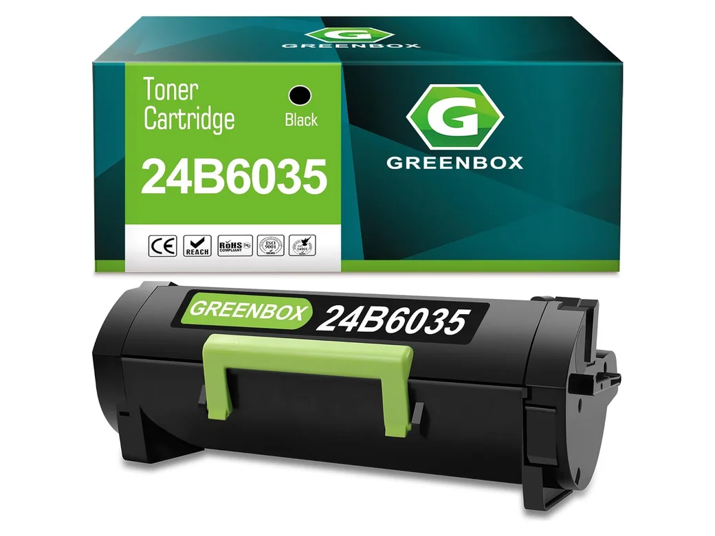 GREENBOX 24B6035 Toner Cartridge for Lexmark, 1 Black, 1-pack