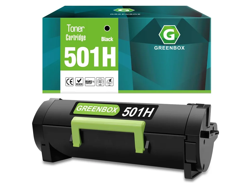 GREENBOX 50F1H00 / 501H Toner Cartridge for Lexmark, 1 Black, 1-pack