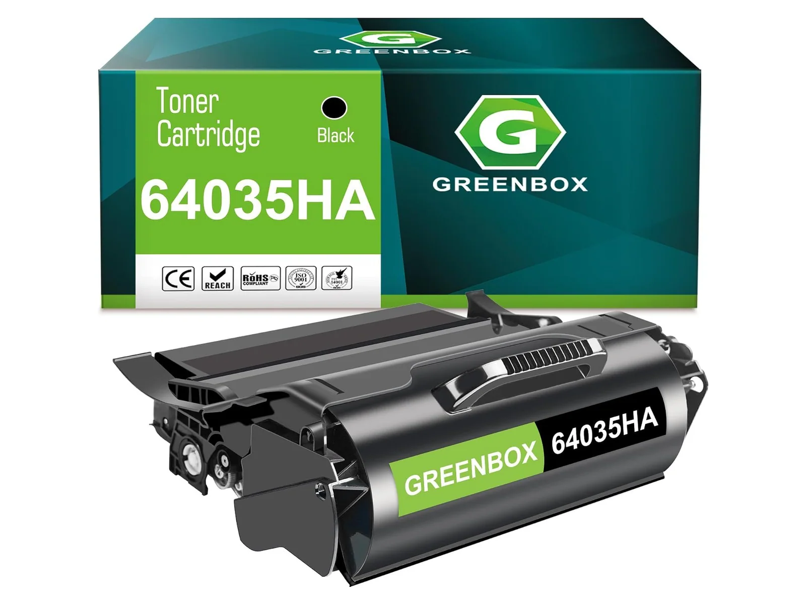 GREENBOX 64035HA Toner Cartridge for Lexmark, 1 Black, 1-pack