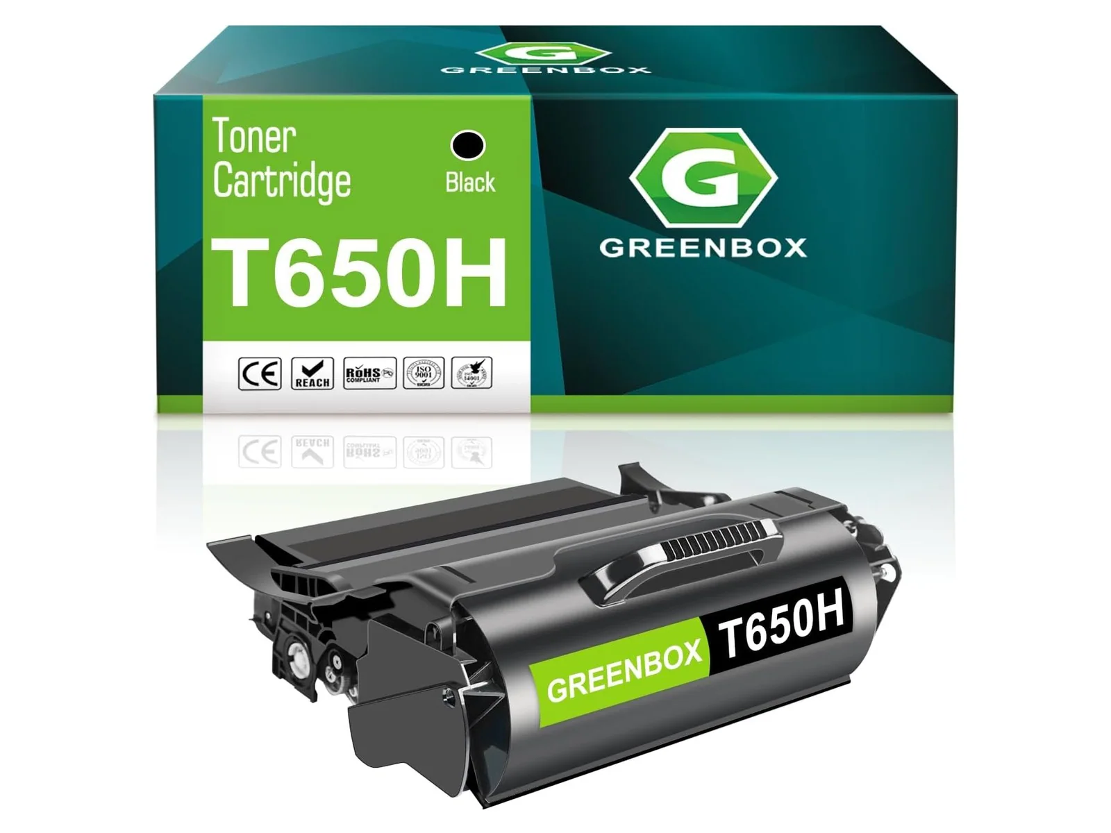 GREENBOX T650H11A Toner Cartridge for Lexmark, 1 Black, 1-pack