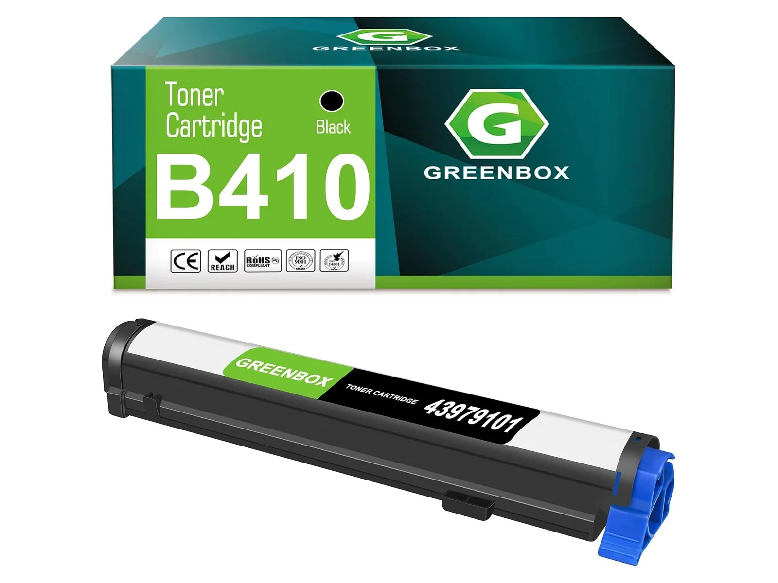 GREENBOX B410 Toner Cartridge for OKI, 1 Black, 1-pack
