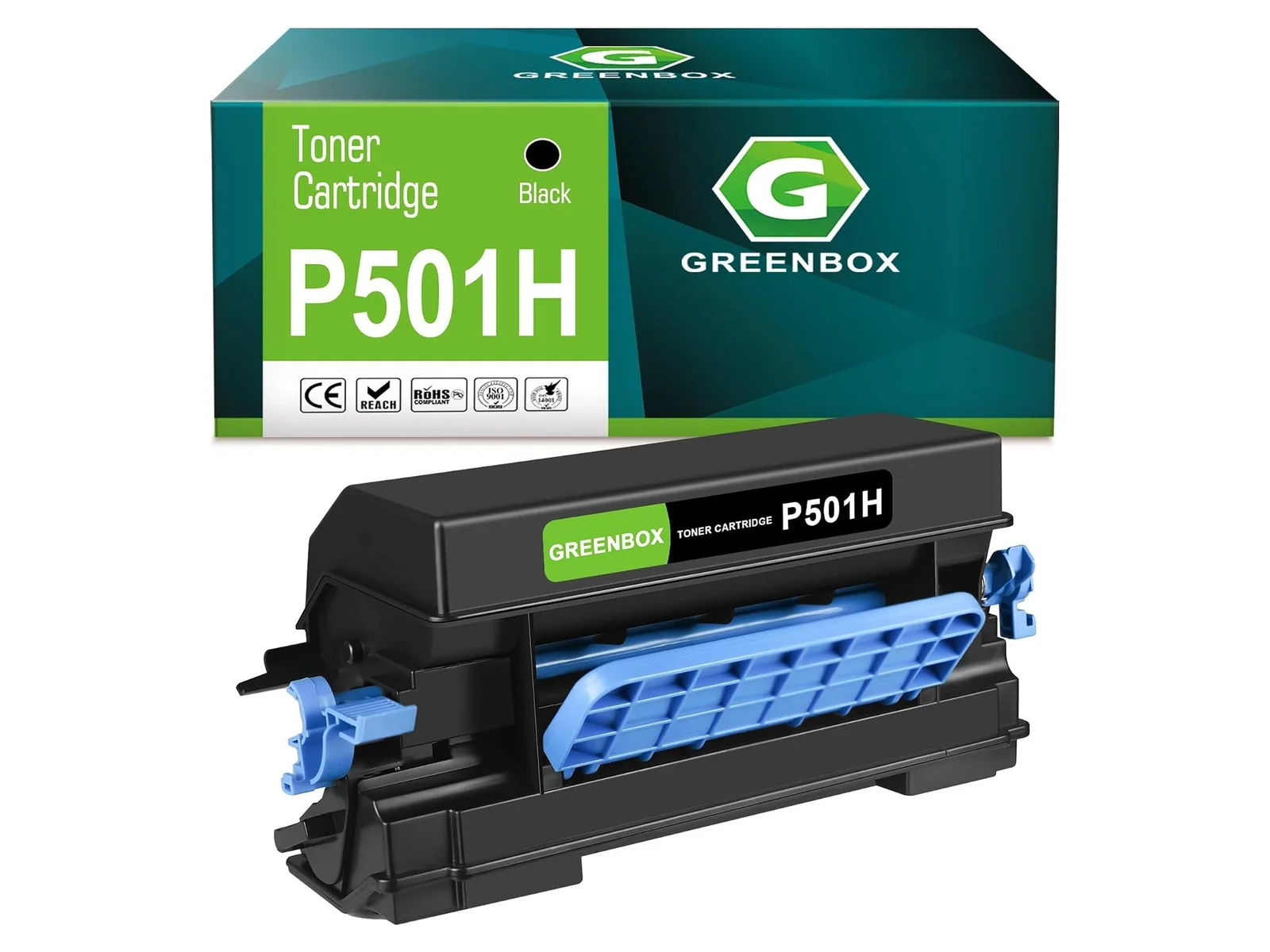 GREENBOX P501H / 418446 Toner Cartridge for Ricoh, 1 Black, 1-pack