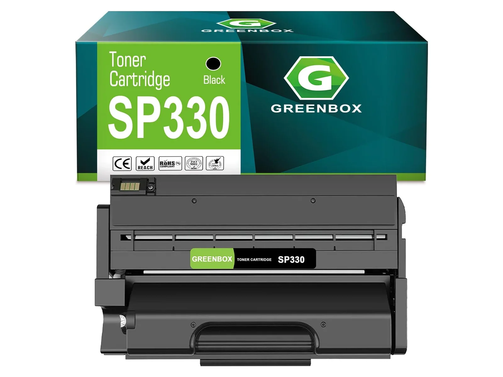 GREENBOX SP 330 / 408288 Toner Cartridge for Ricoh, 1 Black, 1-pack