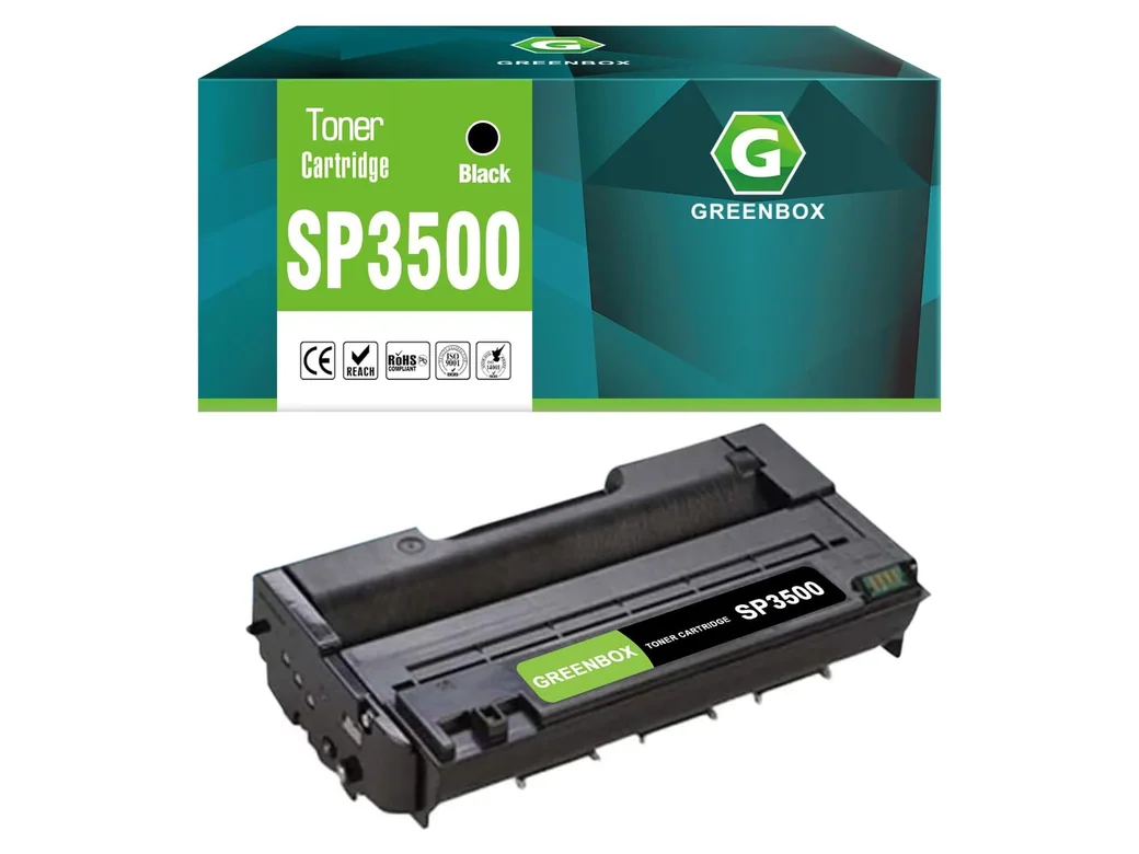 GREENBOX SP3500 Toner Cartridge for Ricoh, 1 Black, 1-pack