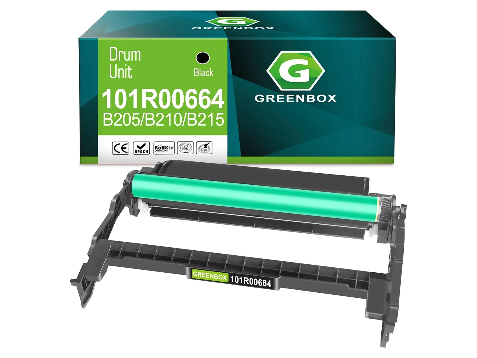 GREENBOX 101R00664 Drum Unit for Xerox, 1 Black, 1-pack