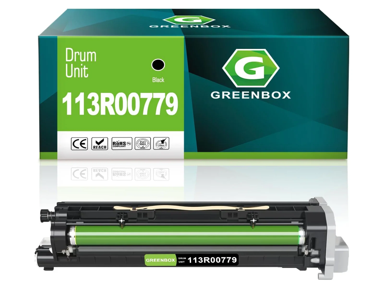 GREENBOX 113R00779 Drum Unit for Xerox, 1 Black, 1-pack