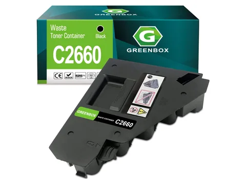 GREENBOX C2660 Waste Toner Container for Dell, 1 Black, 1-pack