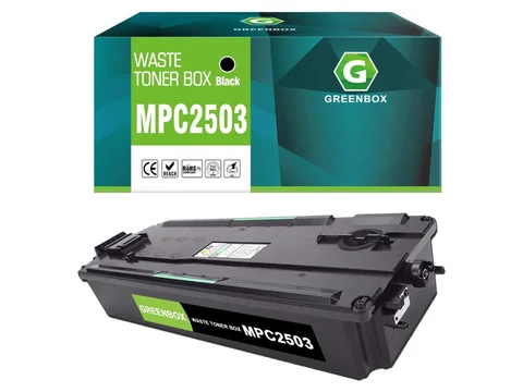 GREENBOX 416890 / D2426400 Waste Toner Container for Ricoh, 1 Black, 1-pack